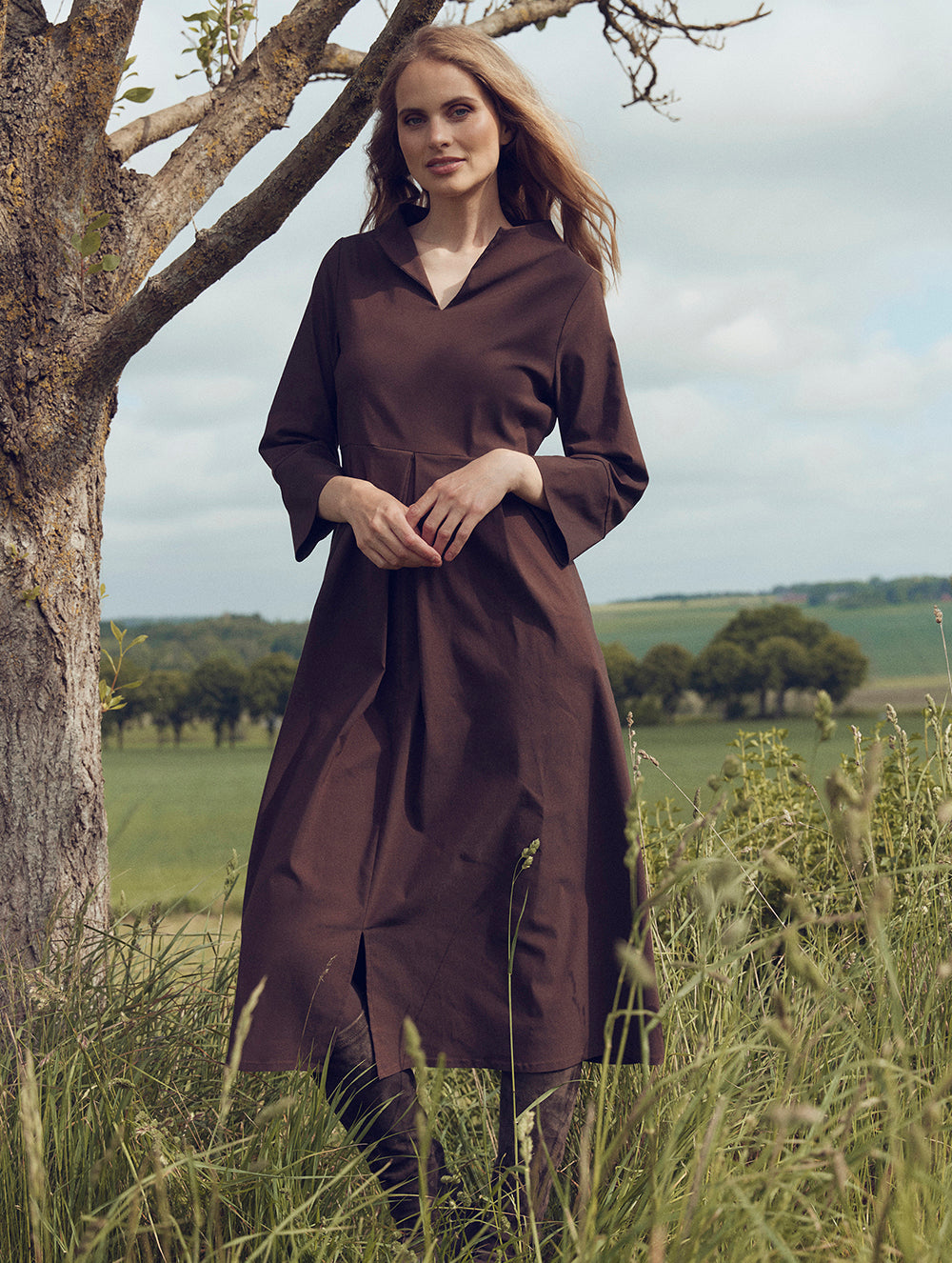 ilAmilla Dress Chocolate Split