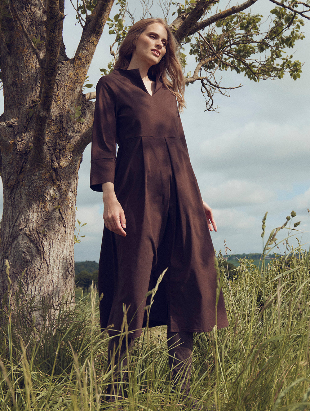 ilAmilla Dress Chocolate Split